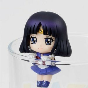 sailor saturn drink marker coaster keychain figure